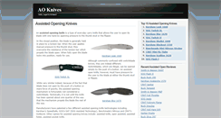 Desktop Screenshot of aoknives.com